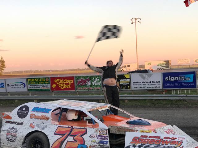 Poluyko Snags 1st Career WISSOTA Mod Win in Winnipeg!