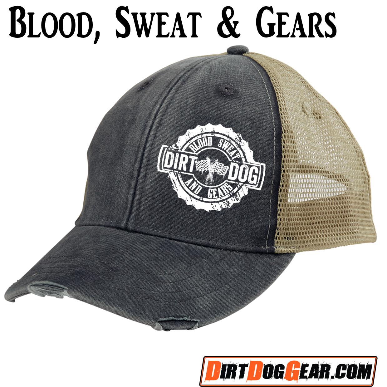 Hat 1 - Distressed Trucker Snapback