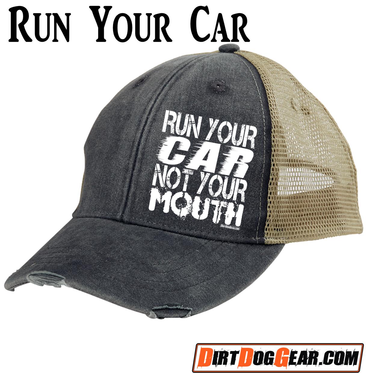 Hat 1 - Distressed Trucker Snapback
