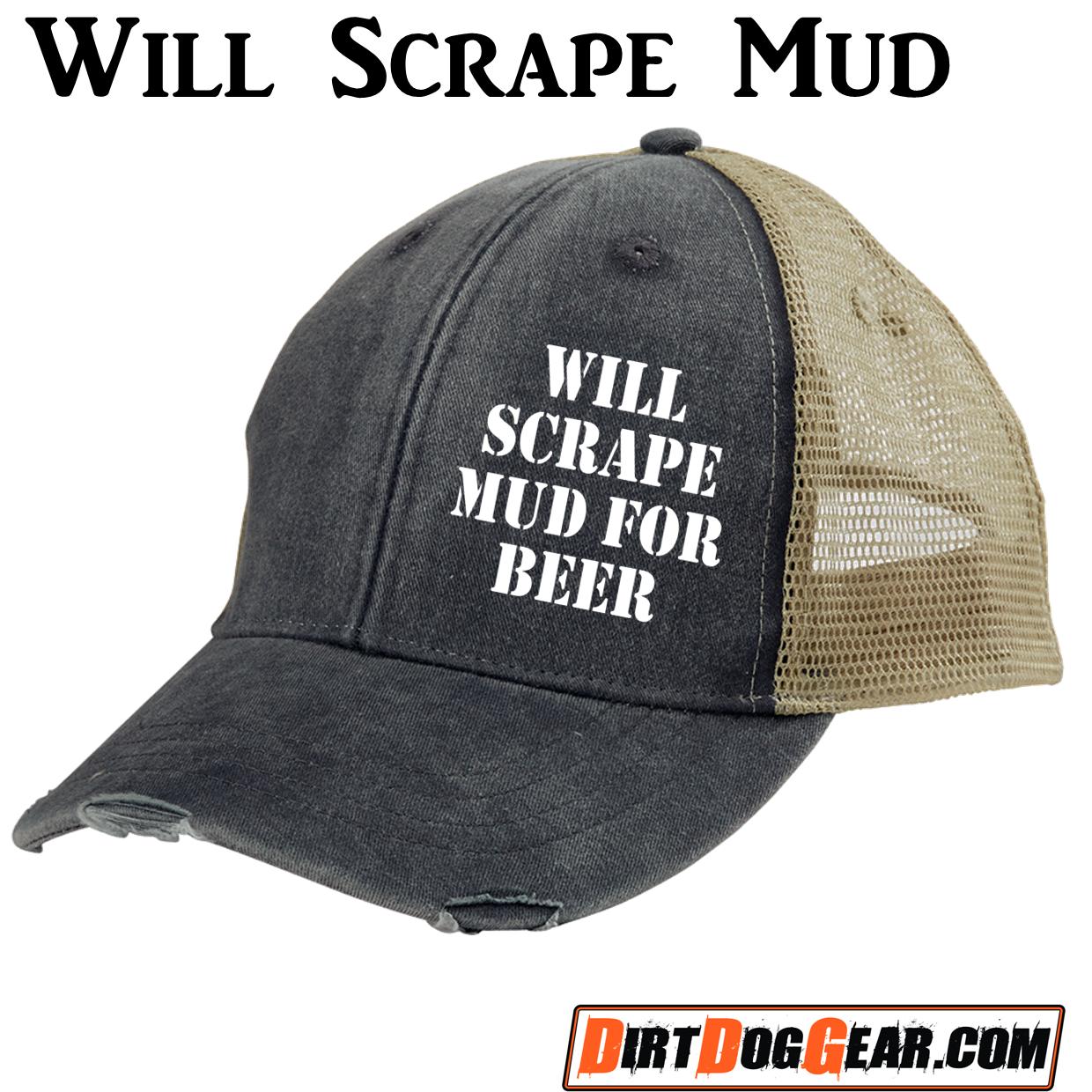 Hat 1 - Distressed Trucker Snapback