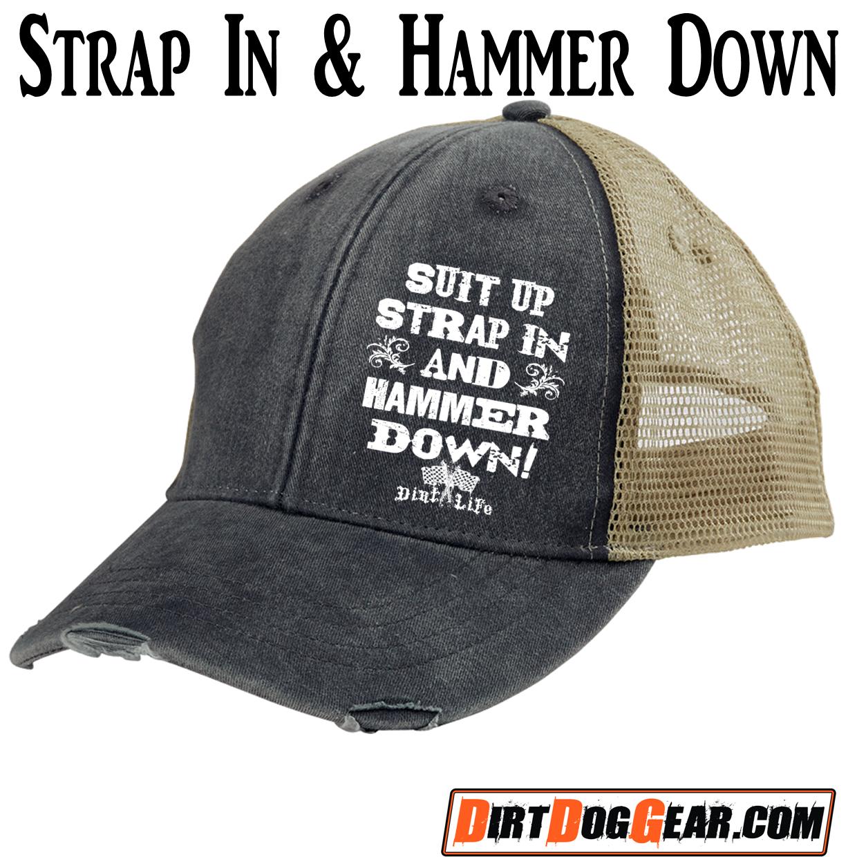 Hat 1 - Distressed Trucker Snapback
