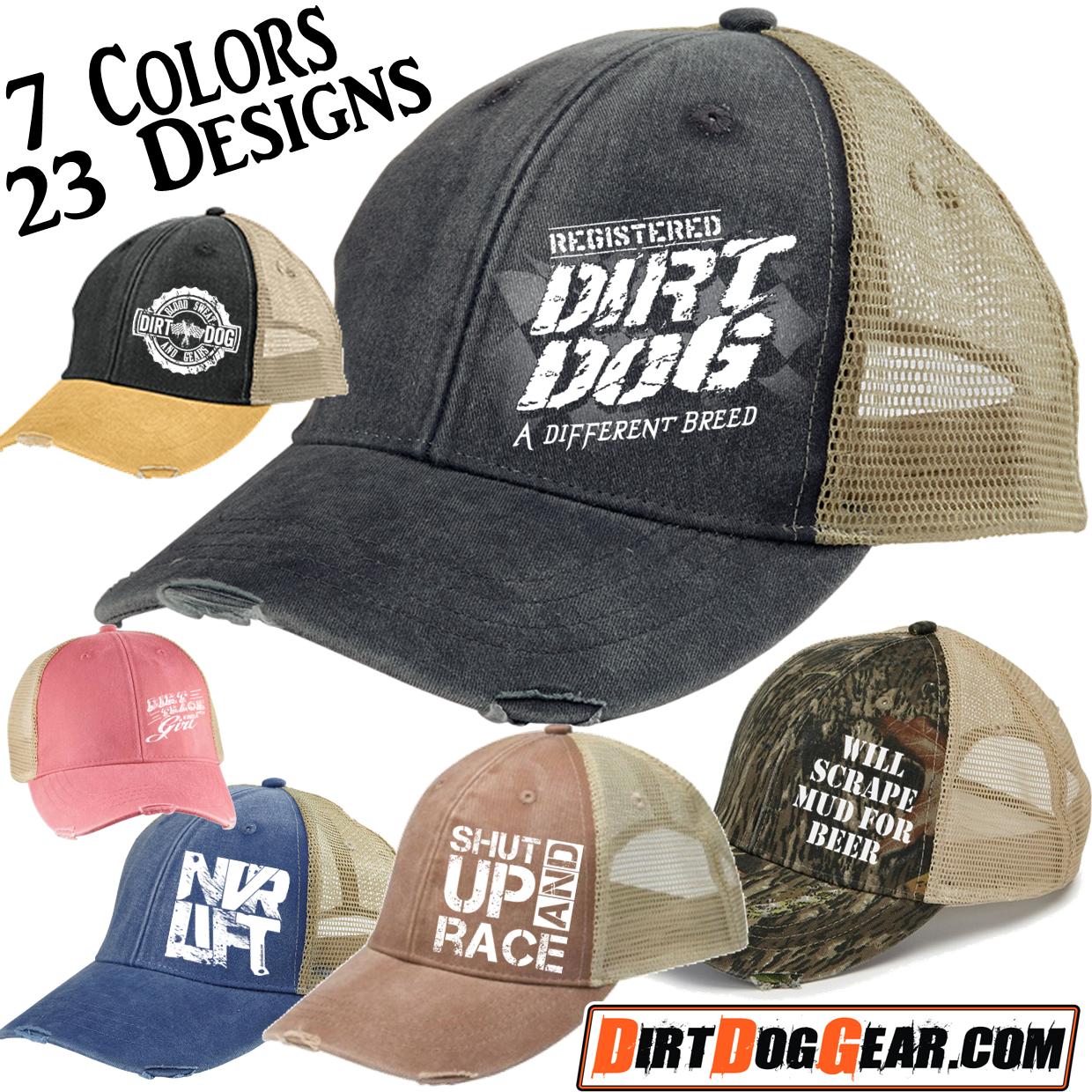 Hat 1 - Distressed Trucker Snapback